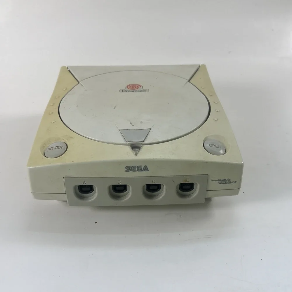 Sega Dreamcast Console HKT-3020 w/ NFL 2K2 Game Untested AS-IS
